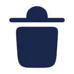 Trash Bin Minimalistic 2 SVG Icon